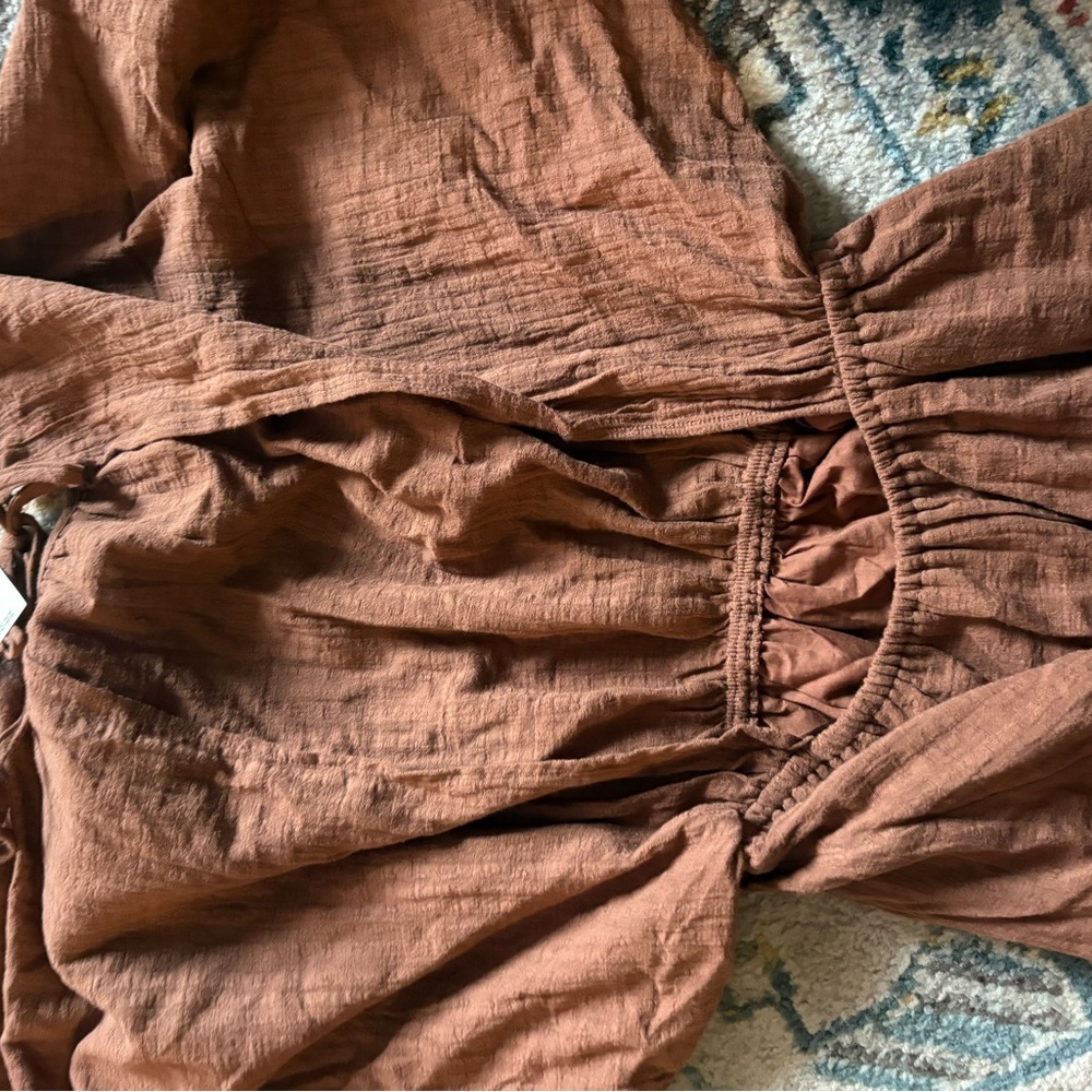Aerie Rust Colored Swimsuit Coverup - Picture 4 of 4